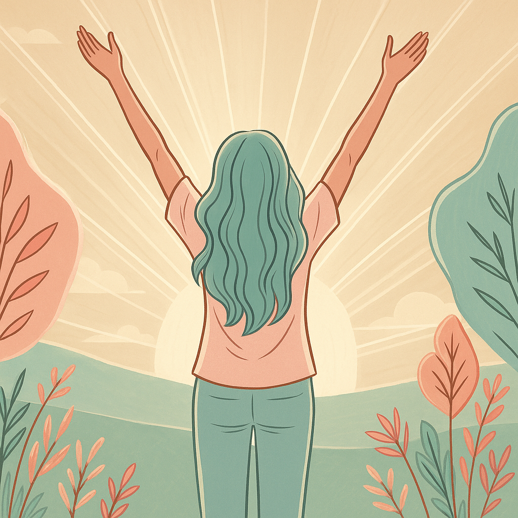 Wohlfühlgewicht Illustration